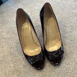 Pumps in Color PLUM size 39